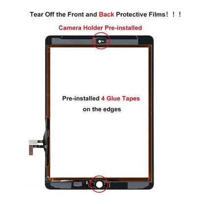 Digitizer Glass Replacement for iPad 5th Gen 9.7" 2017
