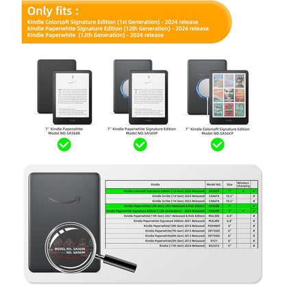 Flip Magnetic Case for Kindle Colorsoft 7” Signature Edition 1st Generation (2024)