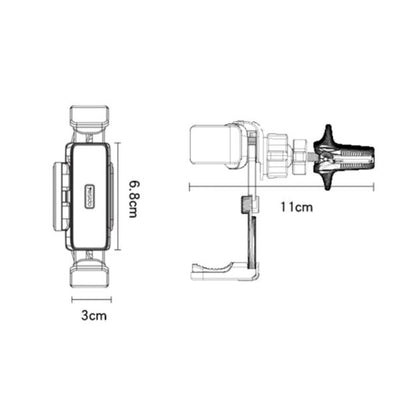 Gravity Linkage Car Phone Holder - Yesido C166