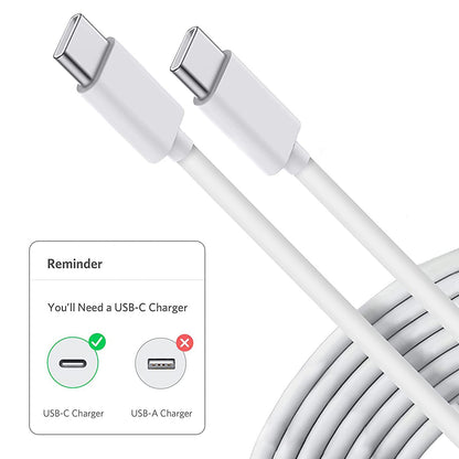 USB-C to USB-C compatible Super Fast charger cable (1m)