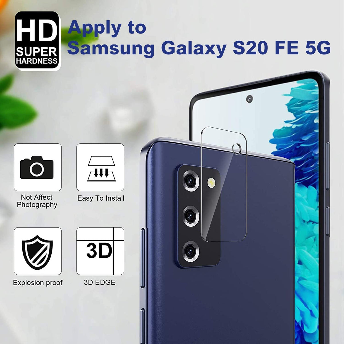 Camera Lens Glass Protector for Samsung Galaxy S20 FE