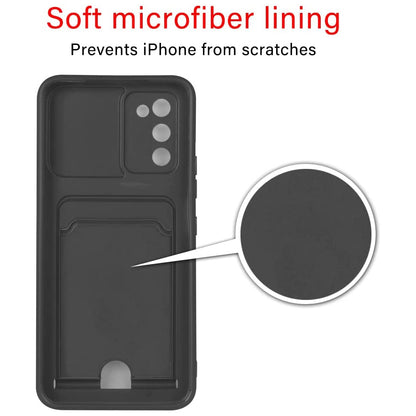 Push Magnetic Card Case for Samsung Galaxy A04