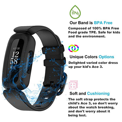 Rubber Strap / Case for Fitbit Ace 3