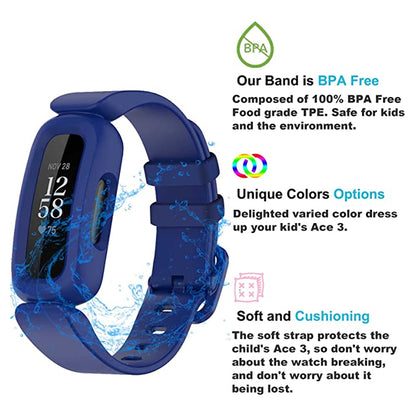 Rubber Strap / Case for Fitbit Ace 3
