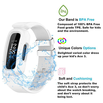 Rubber Strap / Case for Fitbit Ace 3
