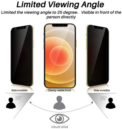 Privacy Glass Screen Protector for iPhone 12 Pro Max