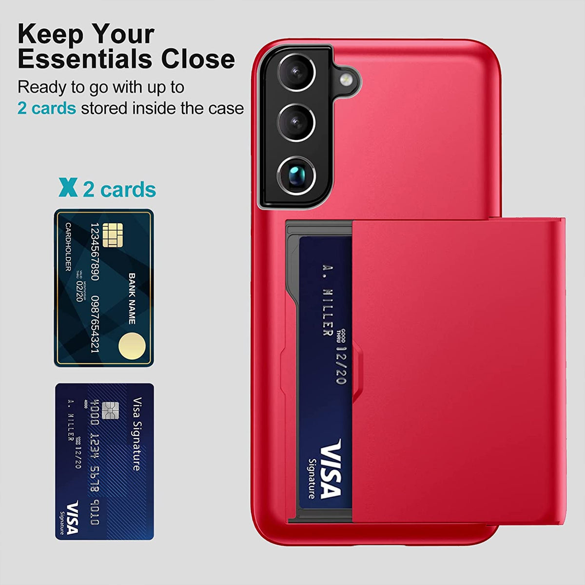 Tough Card Case for Samsung Galaxy S22