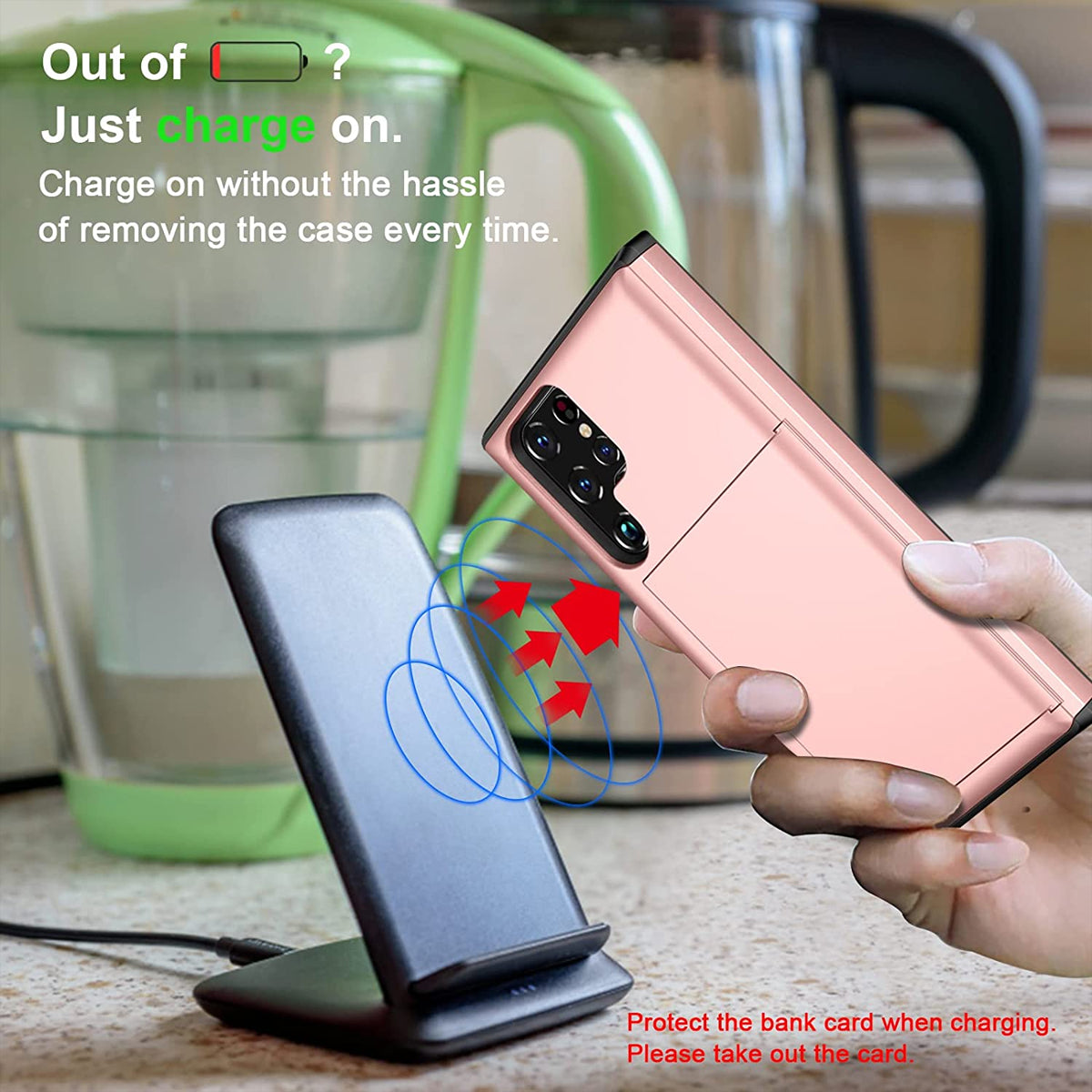 Tough Card Case for Samsung Galaxy S23 Ultra