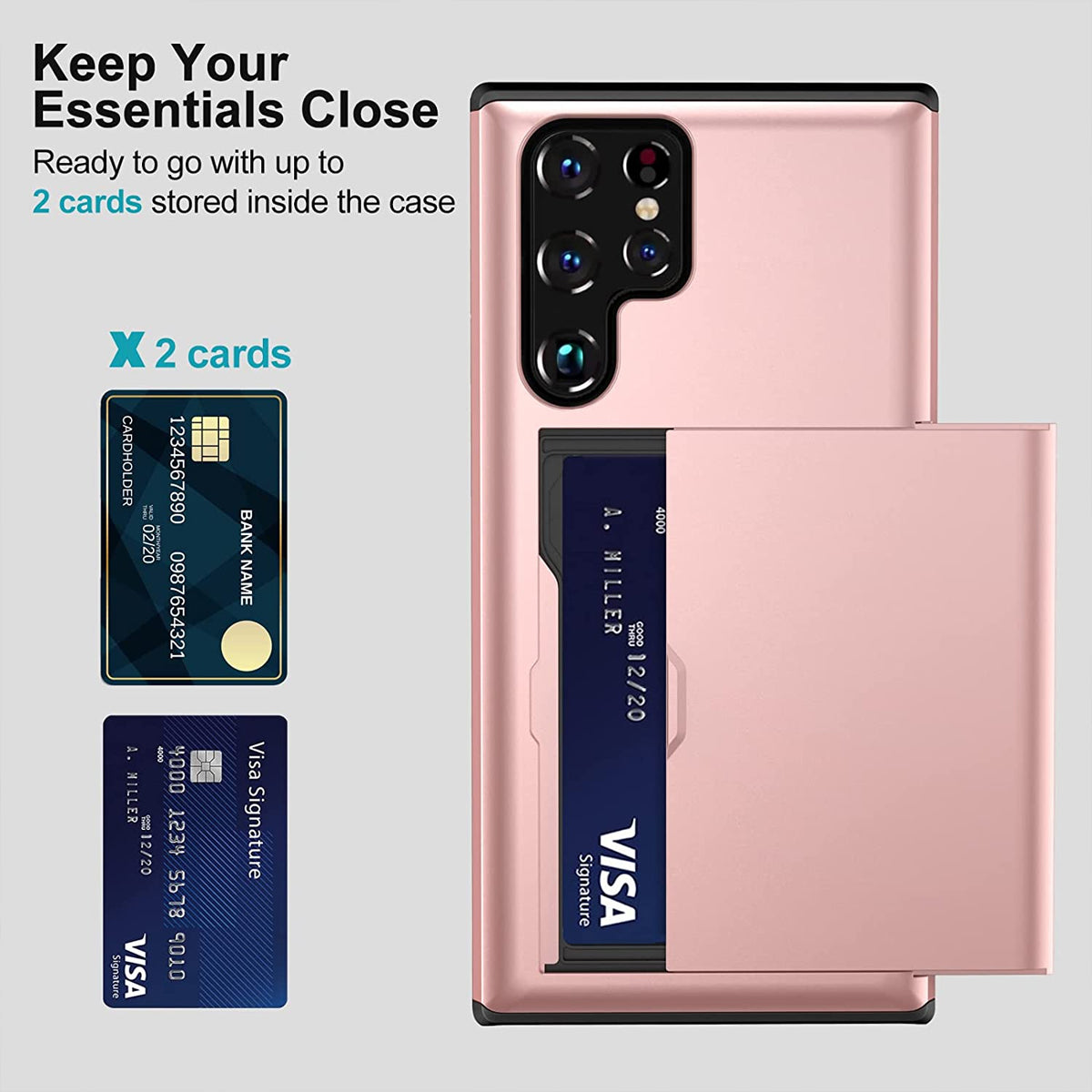 Tough Card Case for Samsung Galaxy S23 Ultra