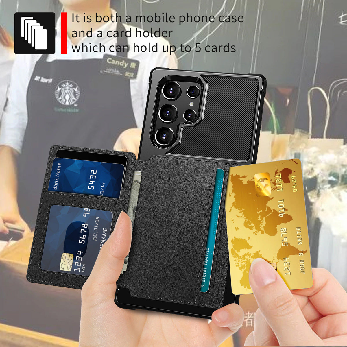 Flip Wallet Case for Samsung Galaxy S23
