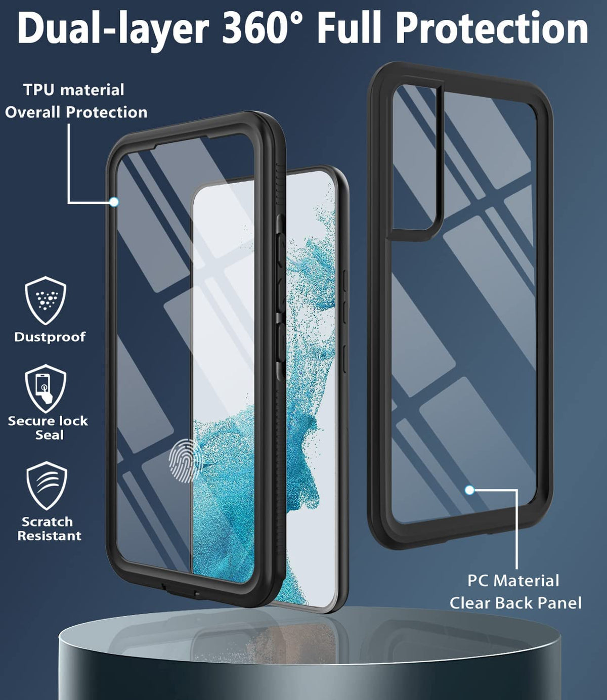 Redpepper Waterproof case for Samsung Galaxy S22 Plus