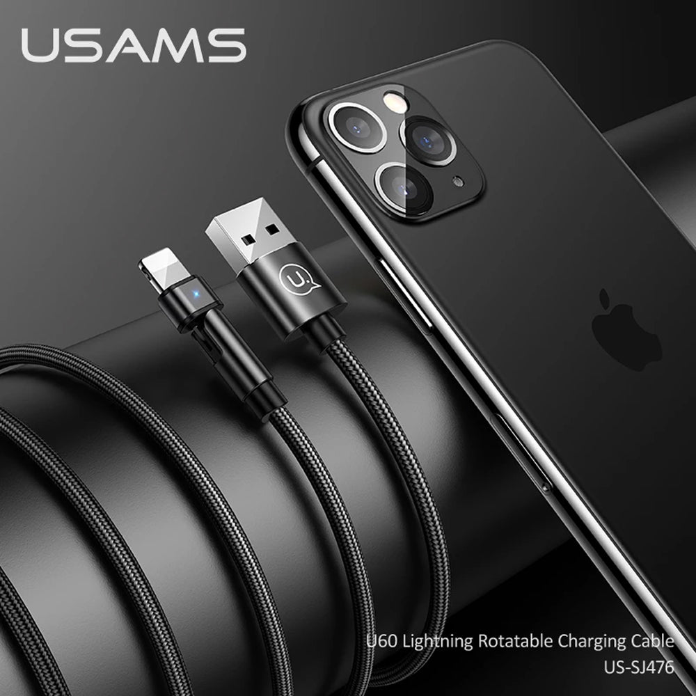 USAMS Rotatable USB Type-C Charging cable