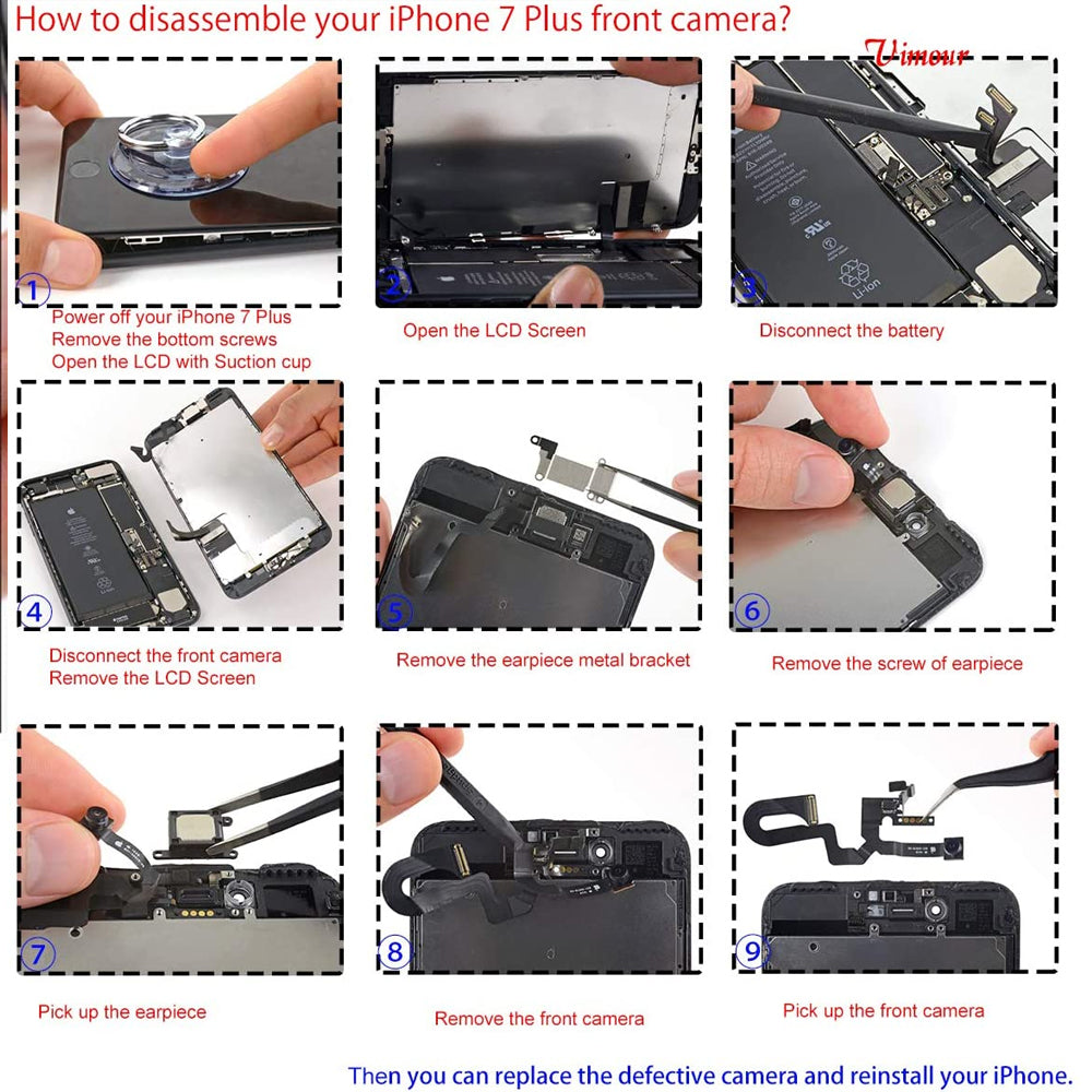 Front Camera Replacement for iPhone 7 Plus