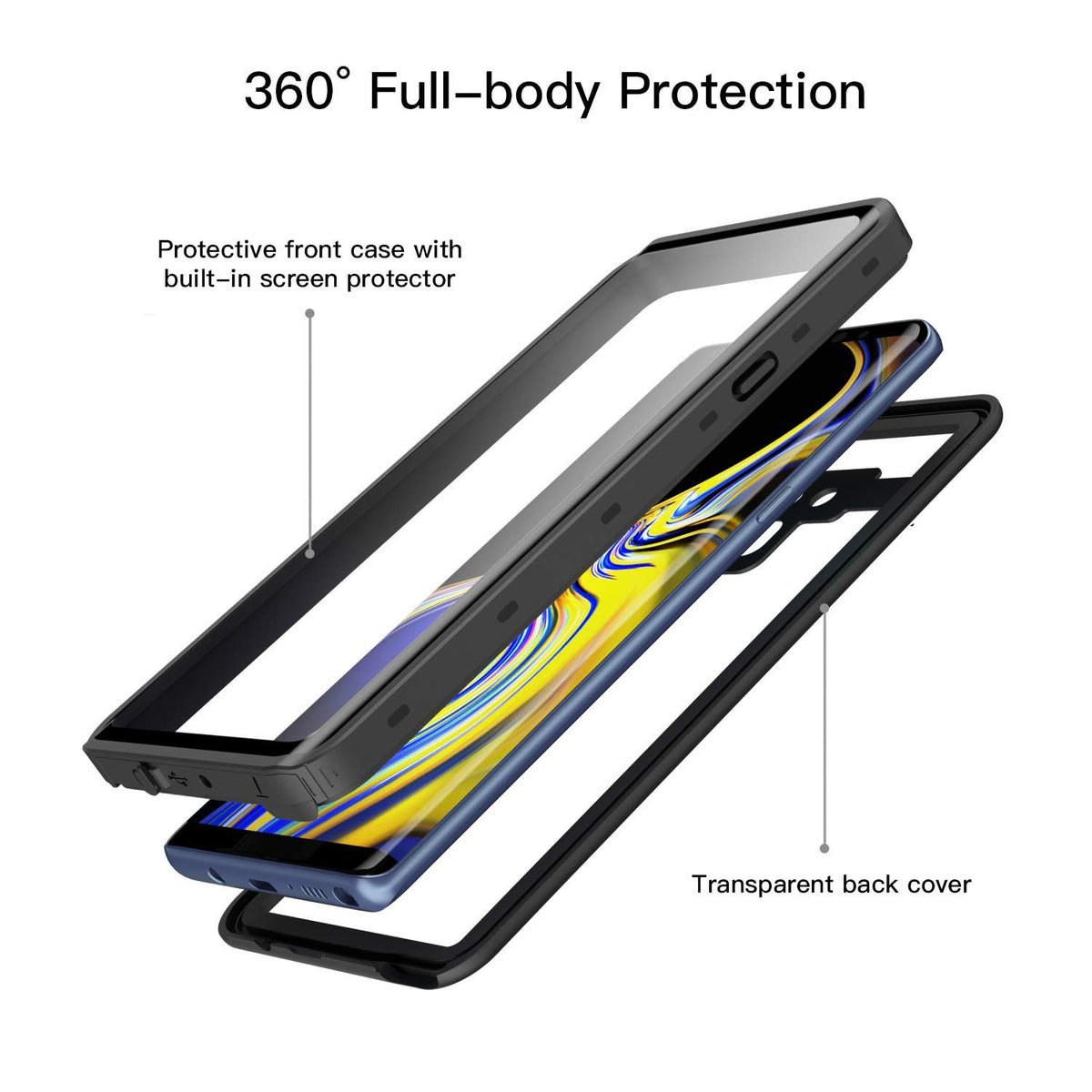 Redpepper Waterproof for Samsung Note 9