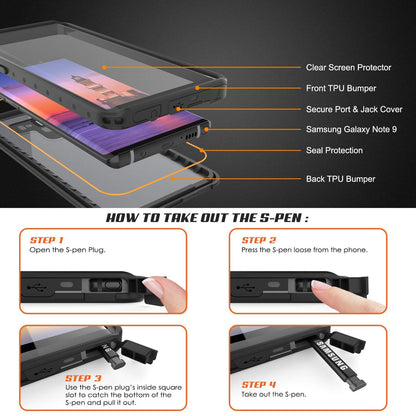 Redpepper Waterproof for Samsung Note 9
